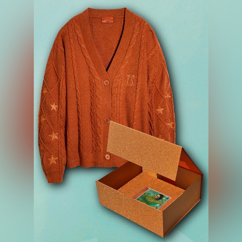 Taylor Swift Life of a Showgirl Cardigan Box Set—Never Opened.
